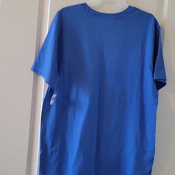 Walt Disney World PARKS Blue And Yellow Castle Adult Shirt Large NWT - Picture 6 of 6